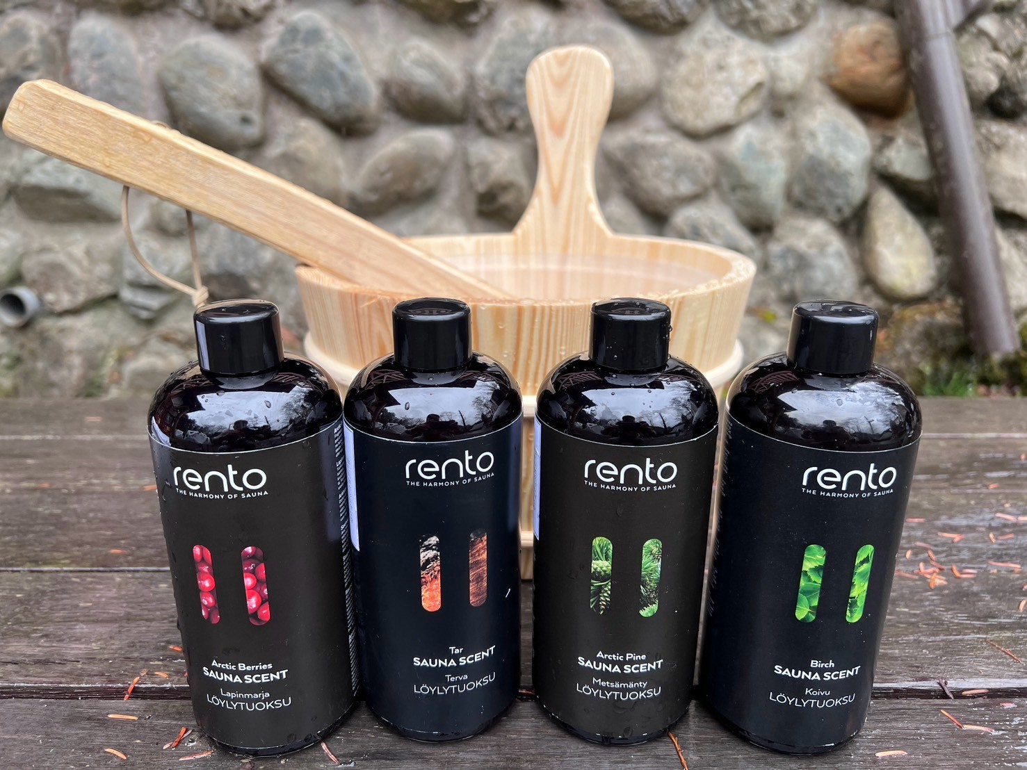 RENTOのアロマオイルとロウリュセットのイメージ画像