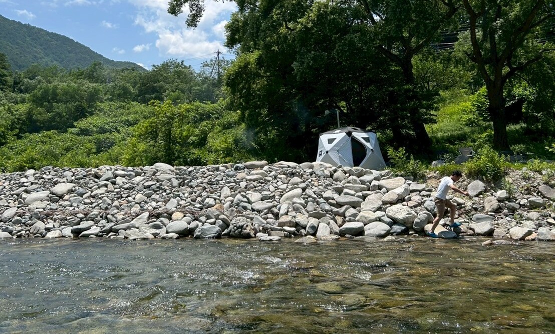 テントサウナ 群馬｜川サウナ 群馬｜アウトドアサウナ 群馬｜自然サウナ 群馬｜totonoigunma｜トトノイグンマ｜ととのい群馬｜日帰り｜貸切｜テントサウナするならサウナパラダイス【サウパラ予約】アウトドア・キャンプ場でサウナ｜野外でサウナ・大自然でサウナ｜薪サウナと川遊び・川サウナ｜サウナ女子会・サ活｜サウナで出会い｜SAUPARA・サウパラ|川サウナ