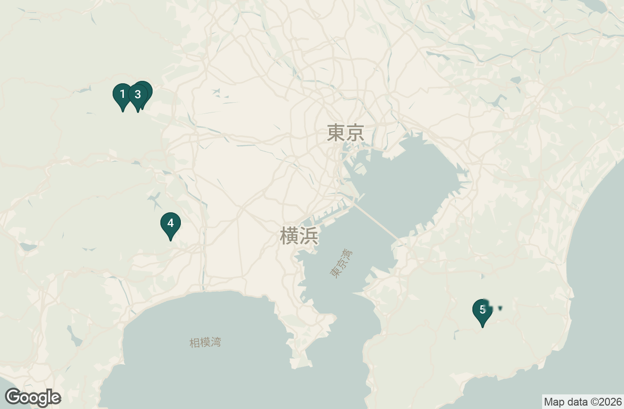 川サウナフィールド 施設マップ(東京・神奈川・千葉)